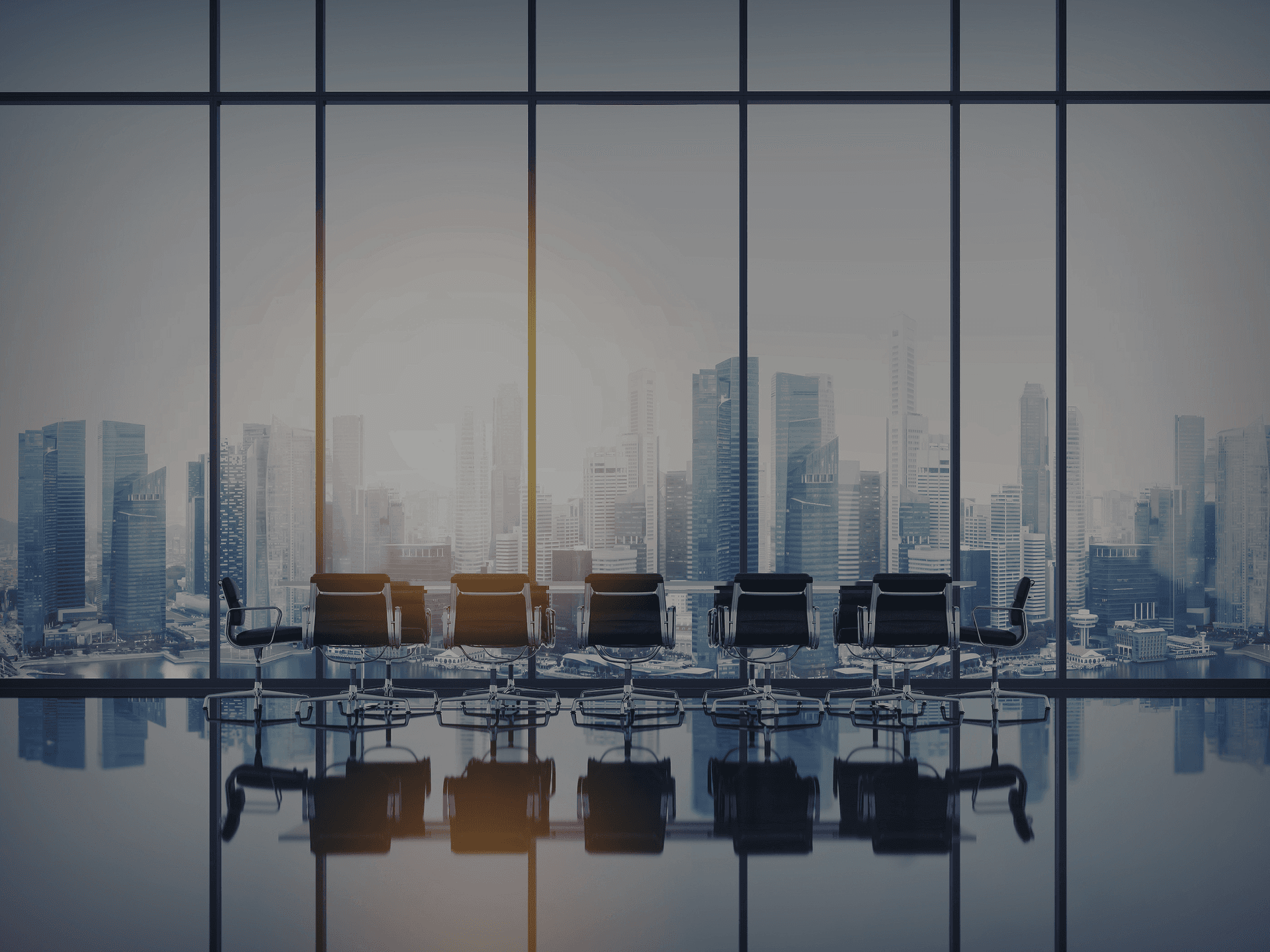 Office building with chairs - darker